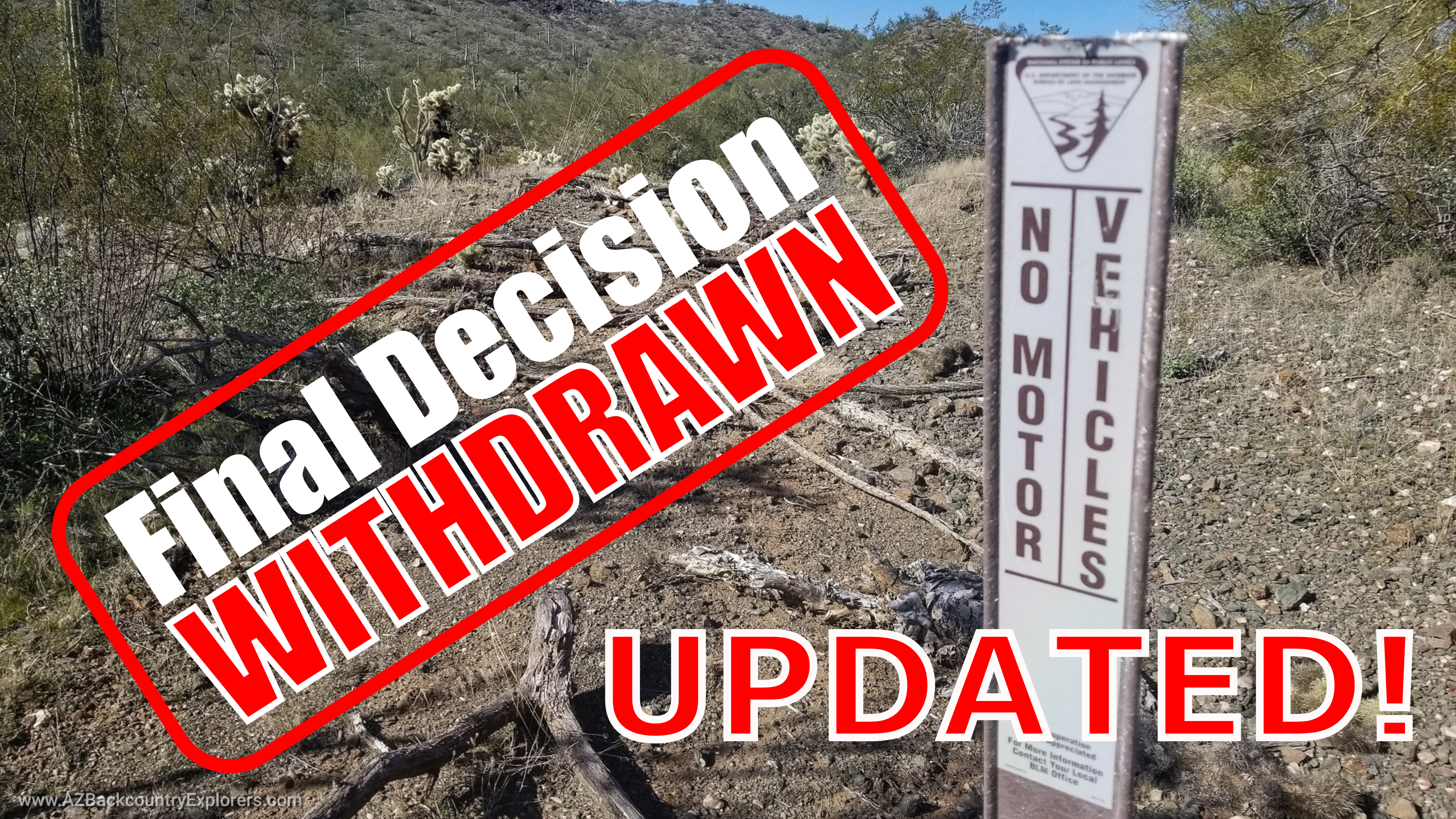 Breaking! Final Decision Withdrawn | Black Canyon Travel Management Plan | 57% of roads CLOSED