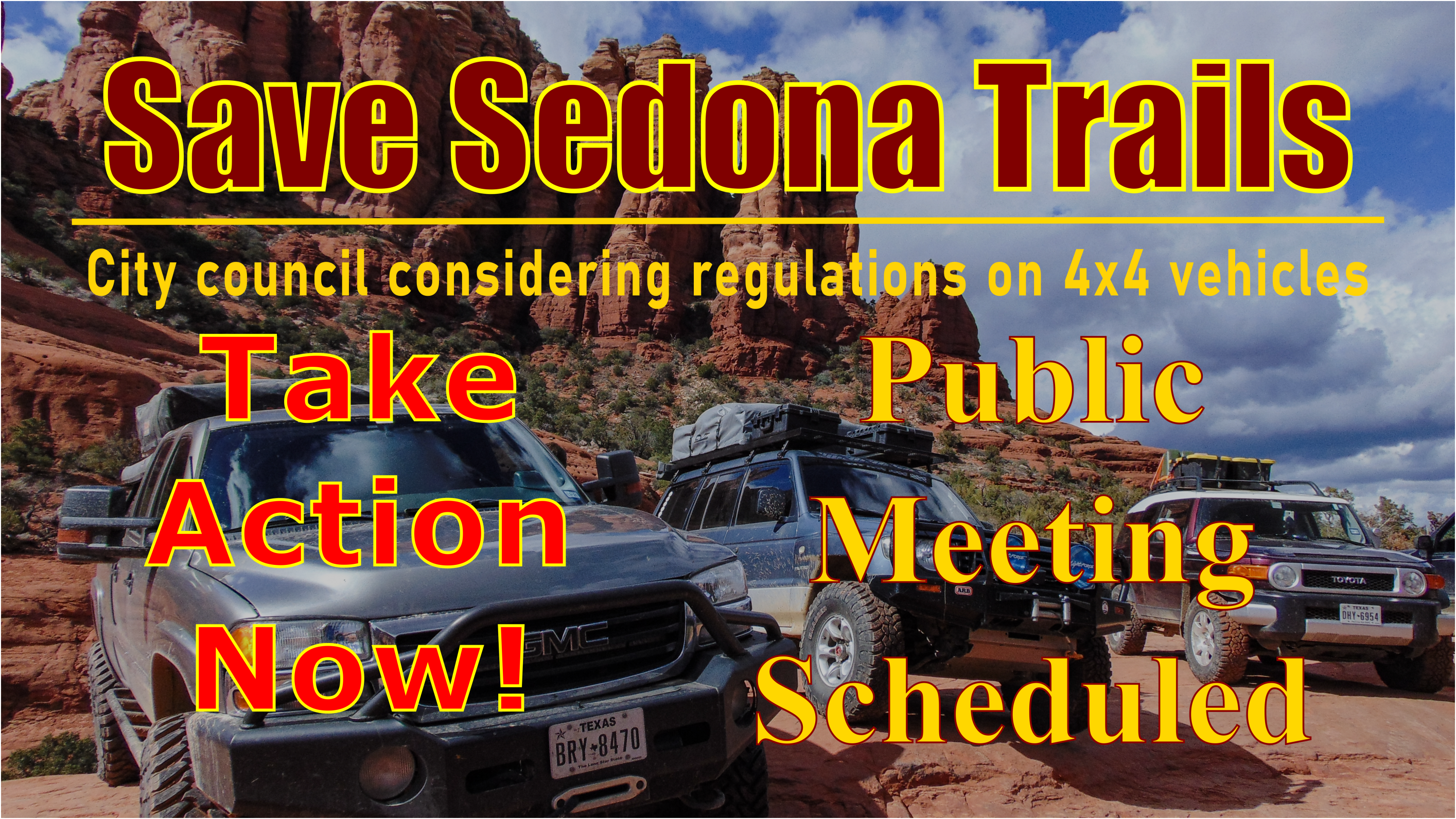 Action Alert | Contact the city of Sedona in support of motorized access